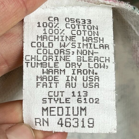 Vintage 80s Willowbend Floral Blazer M Jacket USA Made Golden Girls Cottagecore - Picture 8 of 8